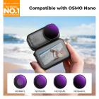 K&F CONCEPT ND&PL Filter Set Compatible with DJI Osmo Nano Vlogging Camera, 4 Pack Multicoated HD Optical Glass ND8/PL ND16/PL ND32/PL ND64/PL Filters, Action Camera Lens Accessories