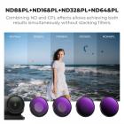 K&F CONCEPT ND&PL Filter Set Compatible with DJI Osmo Nano Vlogging Camera, 4 Pack Multicoated HD Optical Glass ND8/PL ND16/PL ND32/PL ND64/PL Filters, Action Camera Lens Accessories