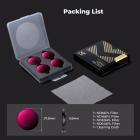 K&F CONCEPT ND/PL Filter Kit Compatible with DJI Osmo Action 6, 4Pack ND8/PL ND16/PL ND32/PL ND64/PL Screw On Polarizing Neutral Density Filter HD Optical Glass/Multi-Coated Action Camera Accessories