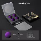 K&F CONCEPT ND Filter Kit Compatible with DJI Osmo Action 6, ND8 ND16 ND32 ND64 4 Pack Light Reduction Exposure Control Optical Glass Filters with Multi-Layer Coating