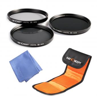 Filtros 52mm ND2 + ND4 + ND8