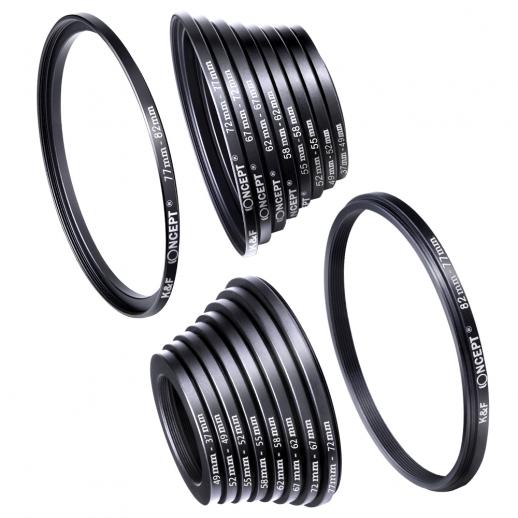 52mm-37mm 52mm to 37mm Step Down Lens Adapter Ring for Camera Lenses Filters,Metal Filters Step Down Ring Adapter,The Connection 52MM Lens to 37MM Filter Lens Accessory,Cleaning Cloth with Lens 