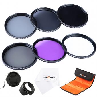 Filtros 67mm UV + CPL + FLD + ND2 + ND4 + ND8