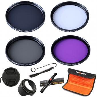 67 mm UV-, CPL-, FLD-, ND4-Objektivfilter-Set
