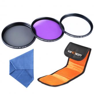 Filtros 37mm UV + CPL + FLD