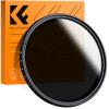 43mm Variable ND Filter, Fader ND2 to ND400 Adjustable HD Neutral Density Grey Filter with Cleaning Cloth for Camera Lenses
