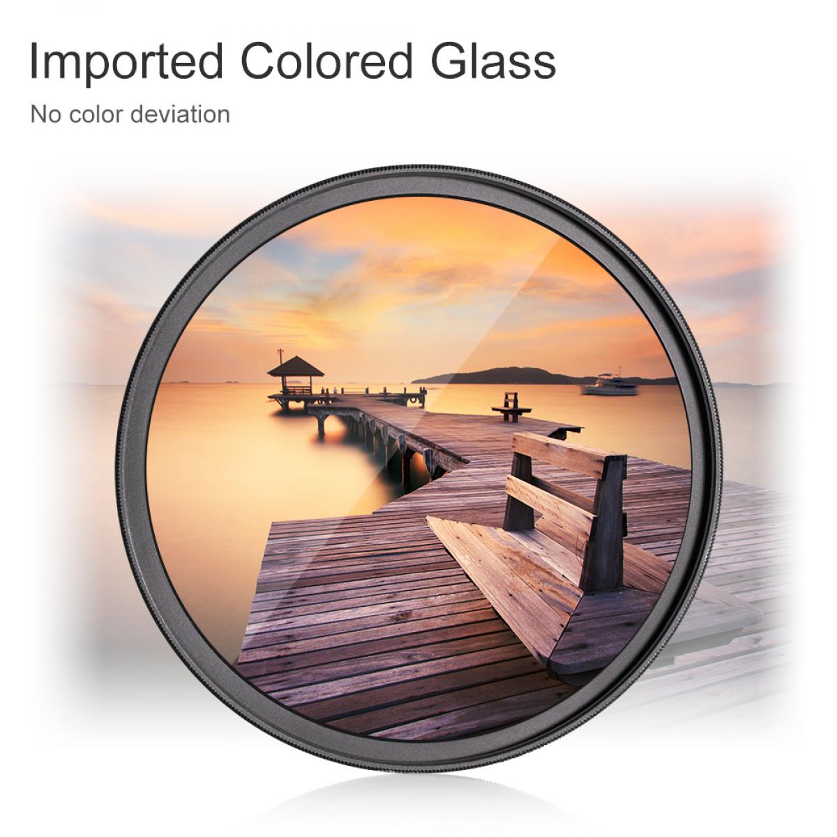 52mm linsefilter-sett nøytral tetthet ND8 ND64 CPL sirkulær polarisator for profesjonell kameralinse med flere lag nanobelagt
