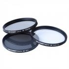 40,5 mm UV CPL ND4 Filtro de acessórios para lenços de densidade neutra Compatível com Câmera Canon Nikon DSLR + Caneta de limpeza + Capa de lente de pétala de flor + Tampa da lente de pitada central + Bolsa de filtro