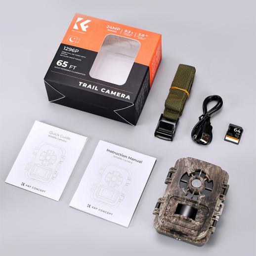 K&F Concept Carte Micro SD 32G U3/V30/A1 avec Adaptateur Carte Mémoire  Adaptée pour Caméra de Surveillance, Caméra de Chasse et Dashcam - K&F  Concept