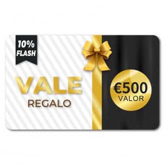 Offerta lampo: 450€ per un buono regalo da 500€, utilizzabile con i codici voucher