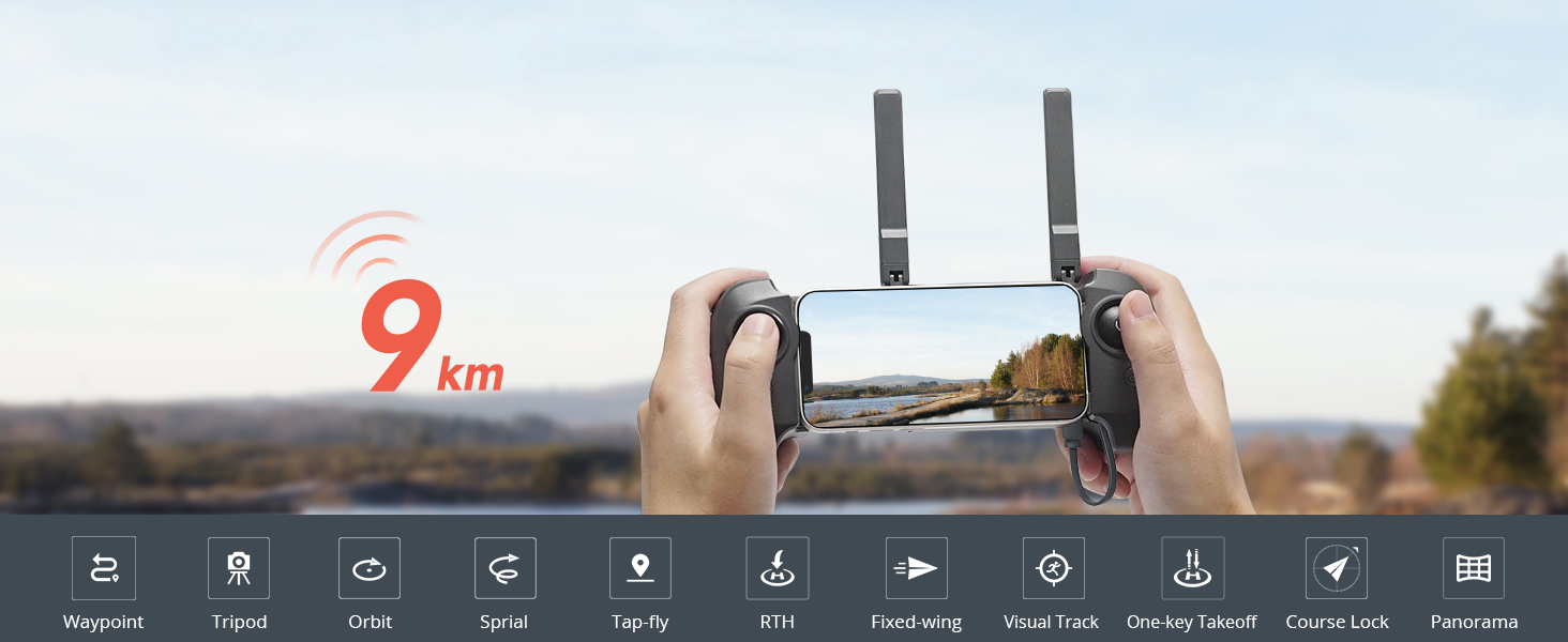 9km Videooverføring Dual-Bånd SoLink System