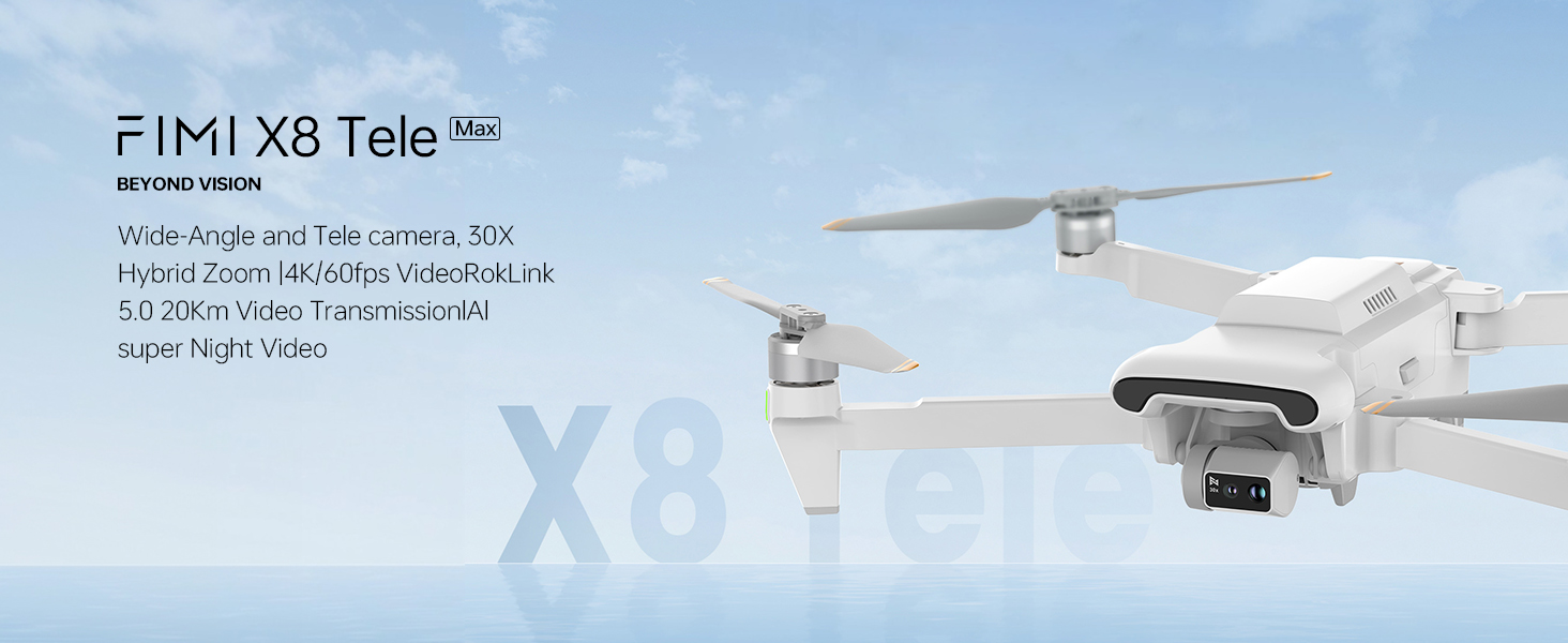 Видео-дрон с двойной камерой Sony, видит за горизонтом
